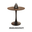 Round Dining Table Set With Tulip Design And 2 Chairs