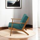Connor - Modern Genuine Leather Lounge Chair