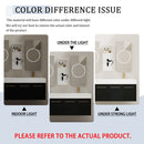 Modern Wall Mounted Bathroom Vanity With Resin Sink And Storage Rack