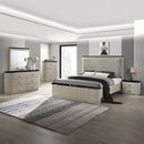 Travonte - Nightstand - Gray / Beige