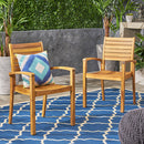 Outdoor Dining Chair, Stacking Design For Patio