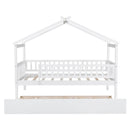 Creativity House Bed With Twin Size Trundle