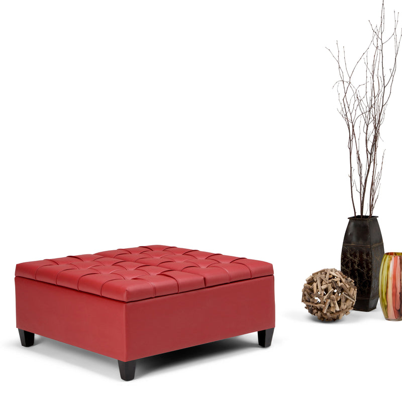 Harrison - Upholstered Coffee Table Storage Ottoman