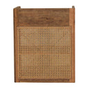 Larissa - T Bar Open Bedside Table - Oak