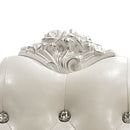 Dresden - Arm Chair (Set of 2) - Synthetic Leather & Bone White