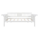 Twin size Daybed, Wood Slat Support, White
