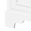 Bathroom Vanity Cabinet With Ceramic Basin, 3 Drawers And Adjustable Shelves