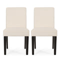 Contemporary Dining Chair With Upholstered Seating And Tapered Legs