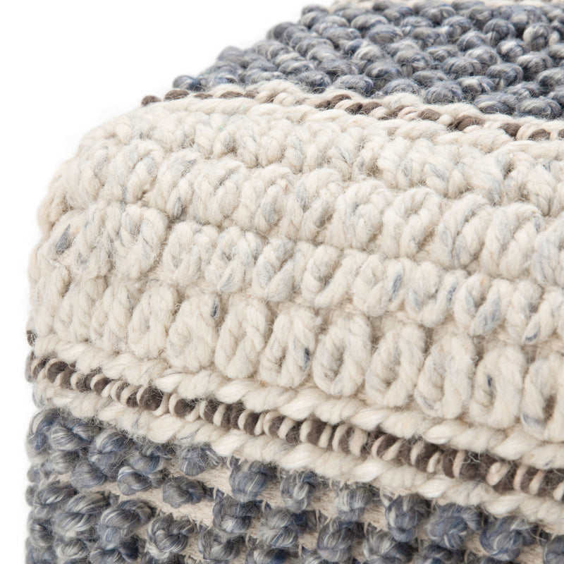 Grady - Handcrafted Square Pouf