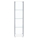 Bellatrix - 4-Shelf Clear Glass Curio Cabinet