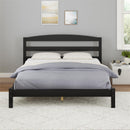 Leighton - Full Size Platform Bed, Low Profile Design - Black
