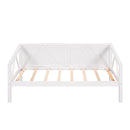 Twin size Daybed, Wood Slat Support, White