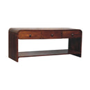 Aspen - Slim Media Unit - Dark Brown