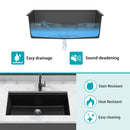 Quartz Kitchen Sink, Granite Composite Workstation Undermount