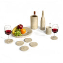 10 Pieces Luxury Natural Marble Dining Room Accessories Set
