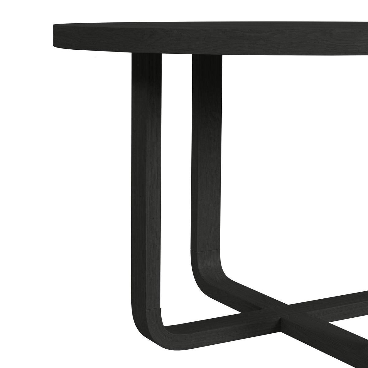 Ridgemont Standard Height Round Dining Set in Black by Elements International, view 9