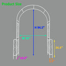 Metal Garden Arch Garden Arbor Trellis Climbing Plants Support Rose Arch Outdoor Arch