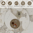 Modern Sintered Stone Dining Table Set With Chairs