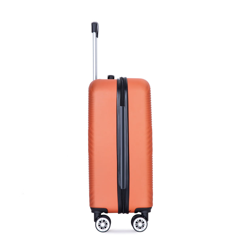 4 Piece Lightweight Suitcase, Makeup Box, Aircraft Wheels