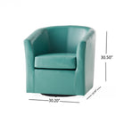 Melodize - Swivel Club Chair With Barrel Shape Design
