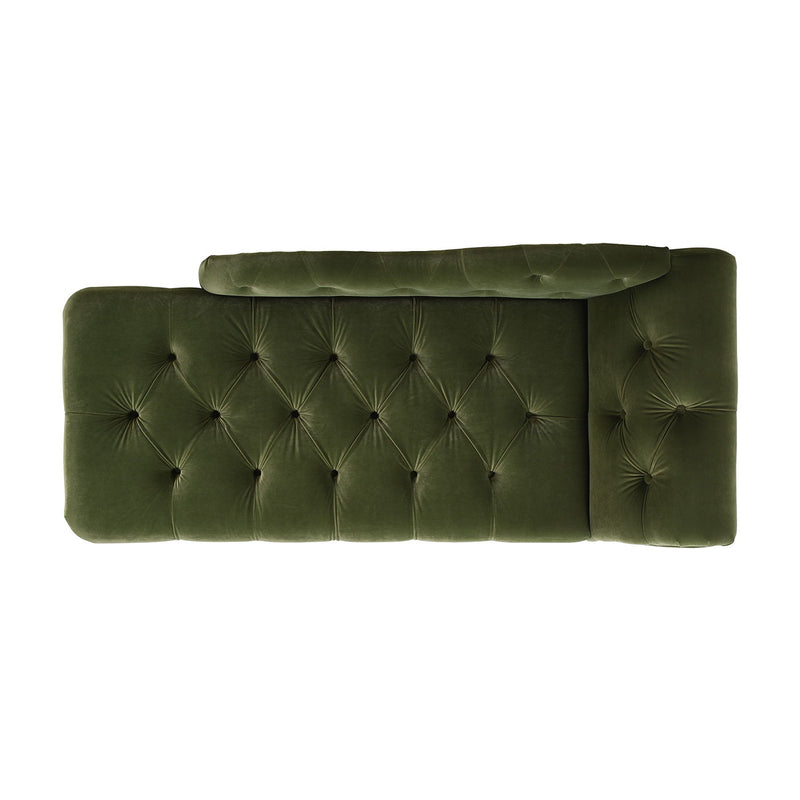 Samuel - Tufted Roll Arm Chaise Lounge