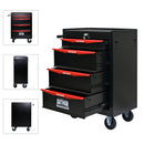 Rolling Metal Tool Chest With Drawers, Steel Storage Cabinet With Ball Bearing Slides