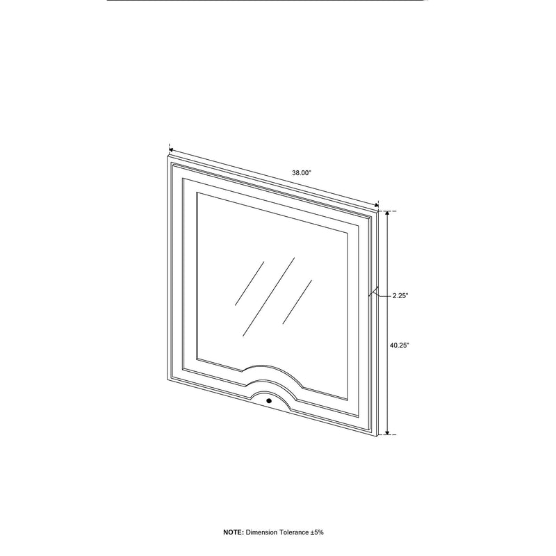 Isaiah - 5 Piece Bedroom Set With TV Lift-LED, Speakers And Fireplace