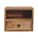 Solis - 1 Drawer Wall Mounted Nightstand