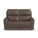 Carter - Power Reclining Loveseat With Power Headrests & Lumbar - Cappuccino