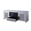 Noralie - TV Stand - Mirrored & Faux Diamonds - 22" - Atlantic Fine Furniture Inc