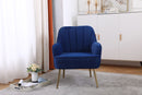 Modern Mid-Century Chair Tufted Sherpa Armchair For Living Room Bedroom Office