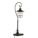 Landen - Contemporary Task Lamp (Set of 2) - Oil Rubbed Bronze / Clear