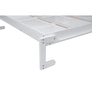 Wall Murphy Bed With Shelves And LED Lights