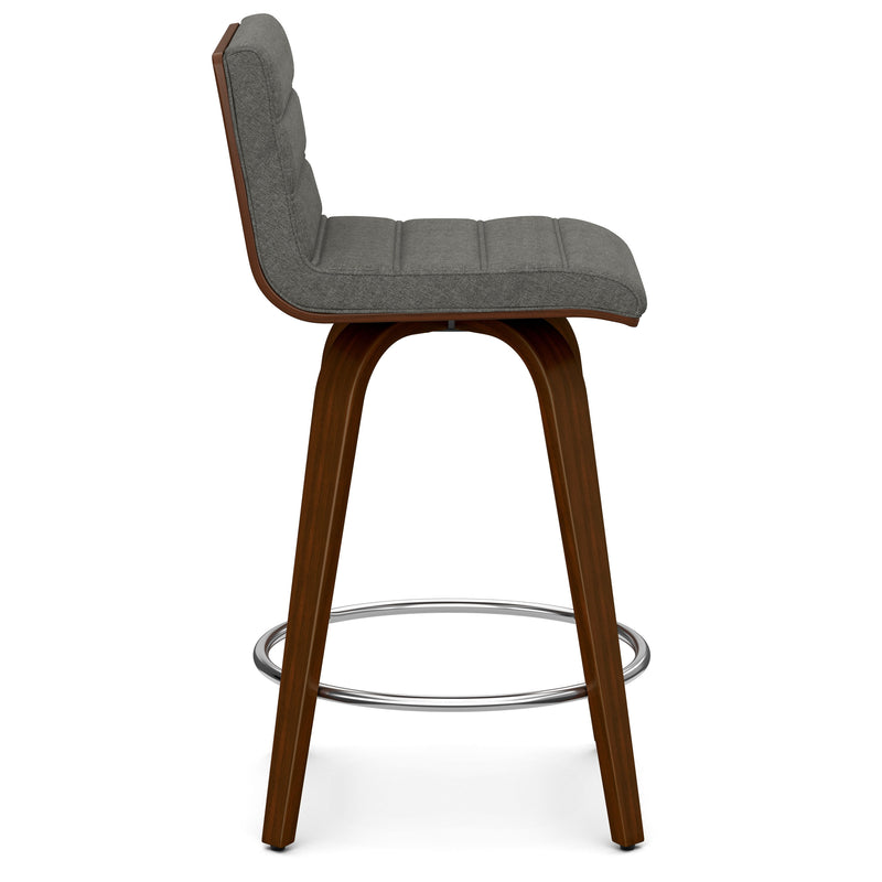 Roland - Upholstered Swivel Counter Height Stool