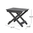 Outdoor Folding Wooden Side Table