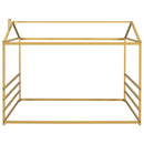 Metal House Shape Platform Bed