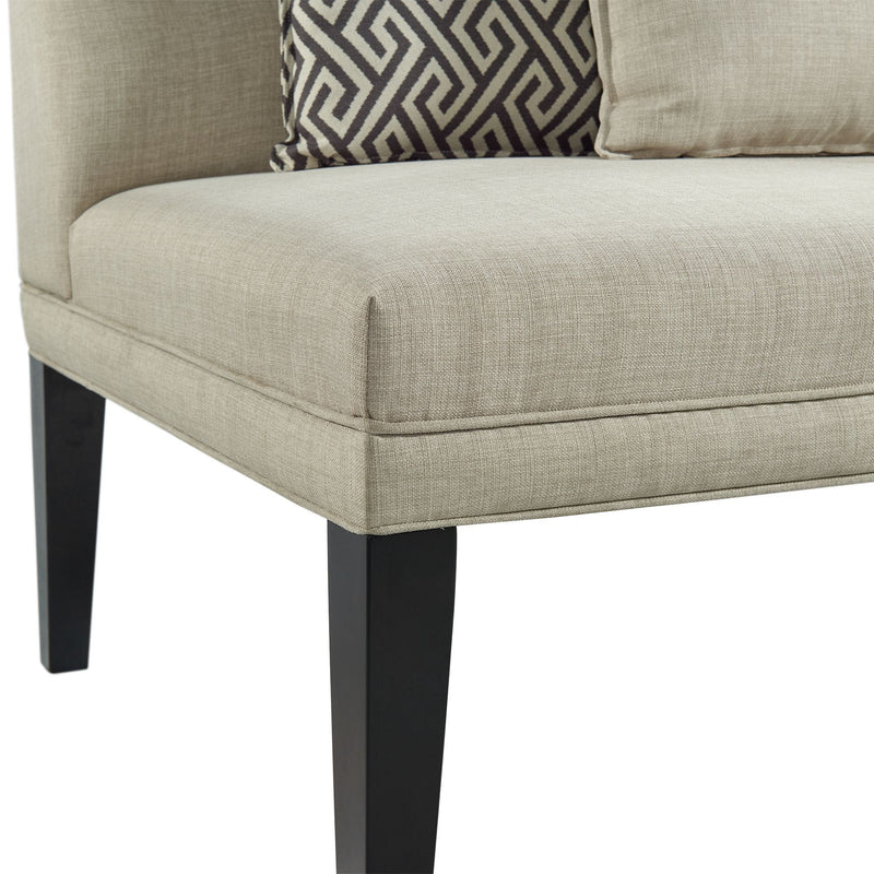 Maddox - Loveseat With Five Pillows - Beige