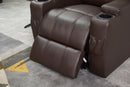 Modern Recliner Chair With Cup Holders, Remote Control