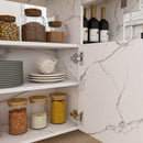 Multi Functional Folding Table With Storage Shelves And Wheels