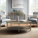 Bedford - Oval Coffee Table With Shelf - Natural