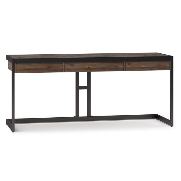 Erina - Large Desk - Rustic Natural Aged Brown