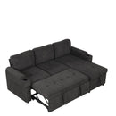 Convertible L Shaped Sofa Couch With Storage, Cup Holders, USB Ports