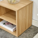 Cube TV Stand With Open Storage And 2 Shelves