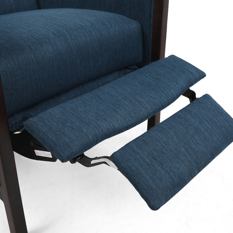 Drury - Contemporary Fabric Upholstered Pushback Recliner