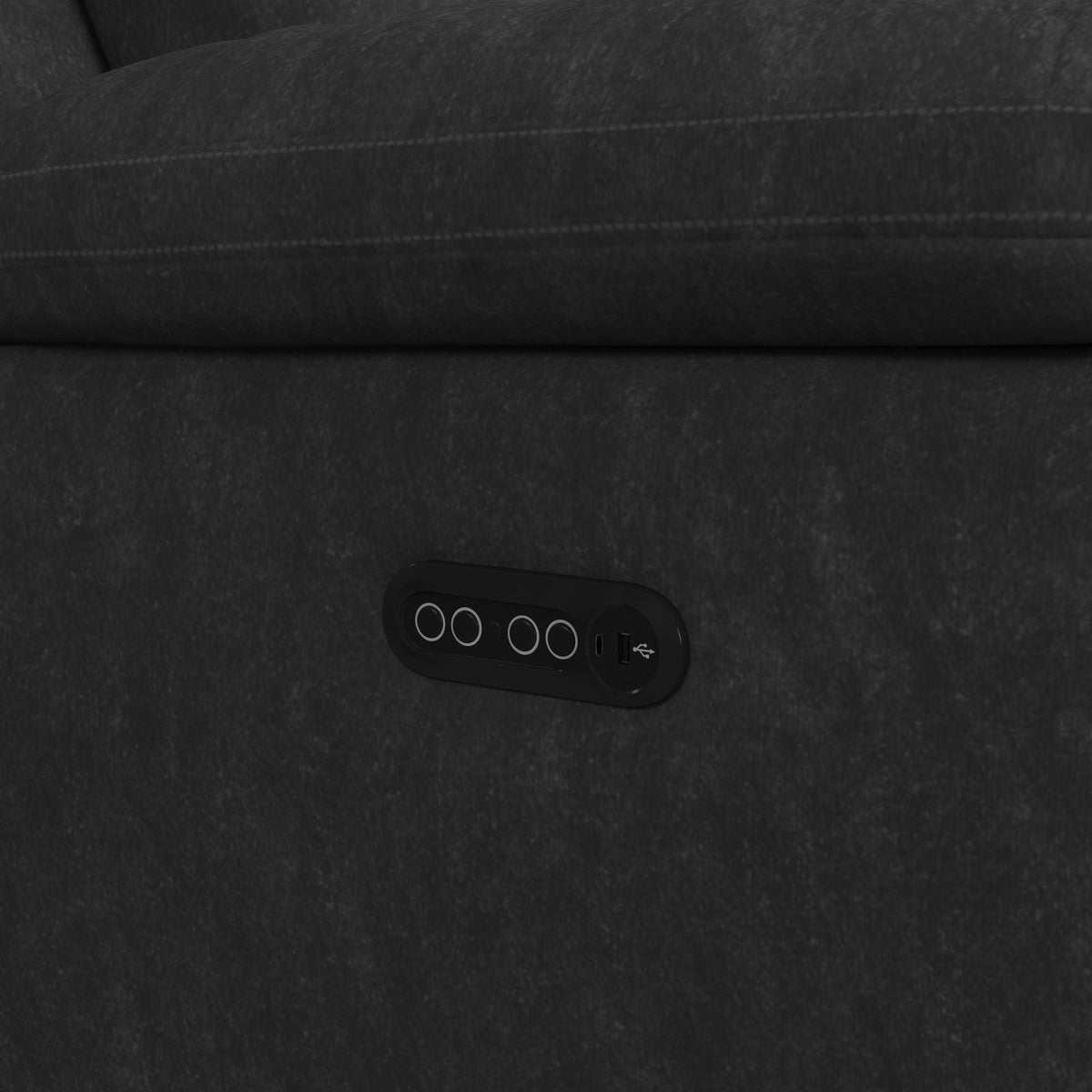 Regal P2 Recliner, Zero Gravity, Memory Foam in Explore Charcoal by Elements International, view 3