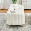 Tufted Oversized Sofa For Living Spaces
