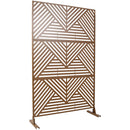 Freestanding Outdoor & Indoor Freestanding Metal Privacy Screen