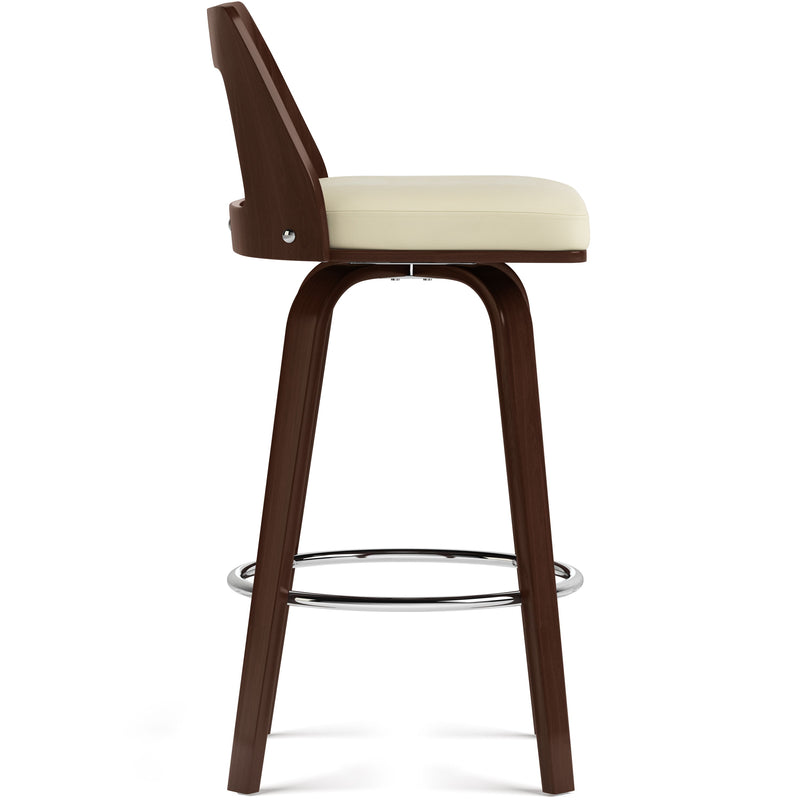 Ellison - Bentwood Upholstered Swivel Stool (Set of 2)