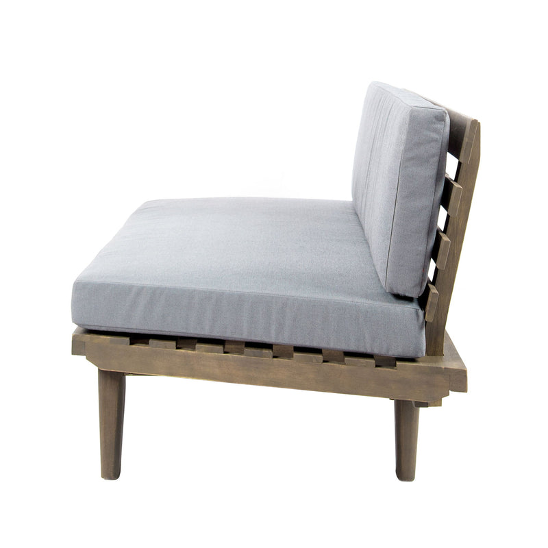 Hillcrest - V Shaped 4 Piece Sofa Set, Water Resistant