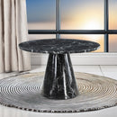 Hollis - Dining Table With Engineered Stone Top - Engineered Stone